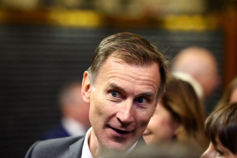 Jeremy Hunt could squeeze the welfare budget while cutting inheritance tax (Hannah McKay/PA) (PA Wire)