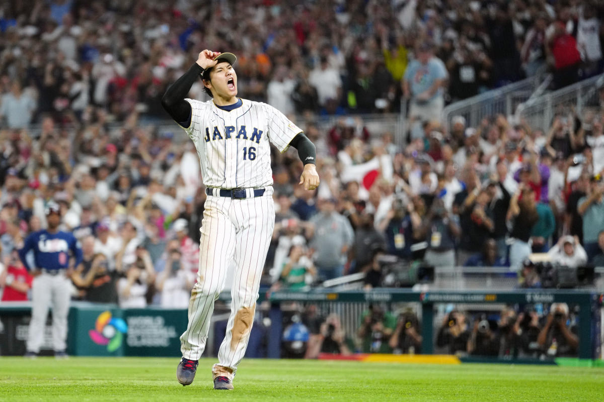 MVP Shohei Ohtani Japan Baseball 2023 World Baseball Classic