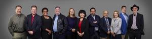 UNCLE Credit Union Board of Directors (L-R):  Lee Neely, Bob Corey, Neda Gray, Hugh Bussell, Robin Morris, Chung Bothwell, John Freeman, John Stein, Mila Shapovalov, Clay Smith, Peter Goldstein