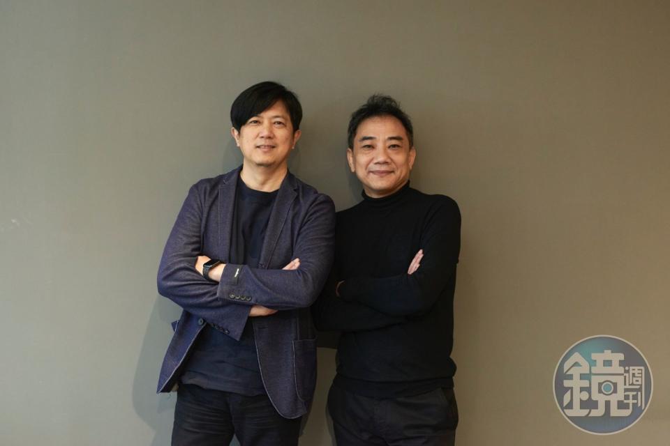 導演蕭雅全（右）與侯志堅（左）是老同學也是默契十足的工作夥伴。
