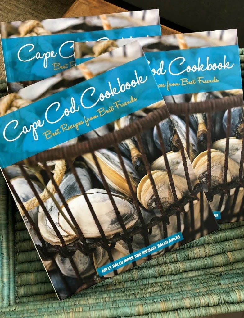 "Cape Cod Cookbook" by Kelly Ballo Moss and Michael Ballo Aviles.