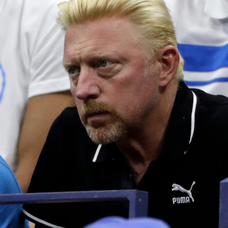 Boris Becker, the German former tennis player  - Credit:  EPA/JASON SZENES