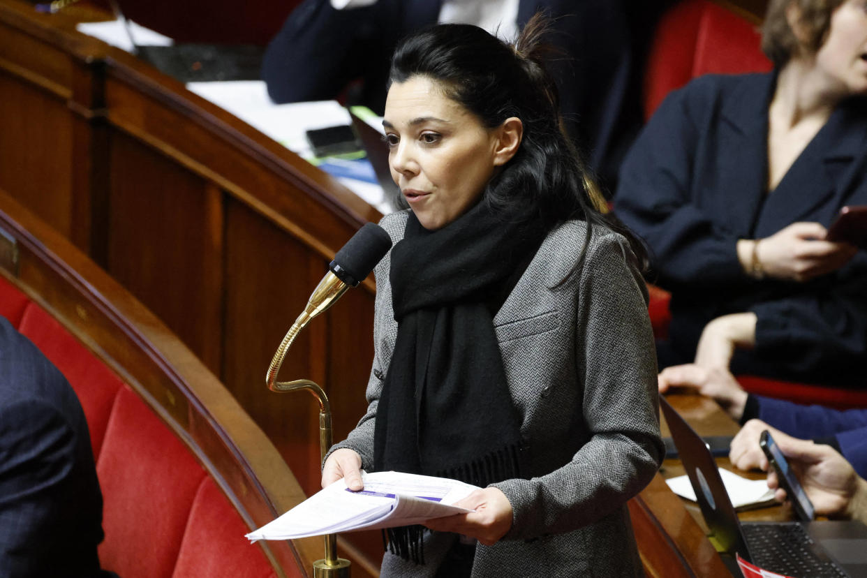 Sophia Chikirou, photographiée à l’Assemblée nationale en février (illustration)