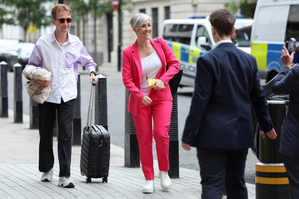 Deputy Leader of the Liberal Democrats Daisy Cooper arrives (REUTERS)