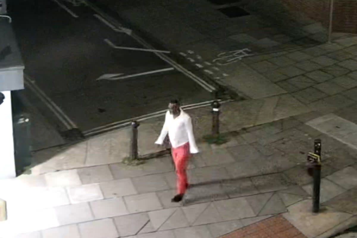 CCTV image of Julian De Bono in Ipswich in the early hours of Sunday 10 December (Police handout)