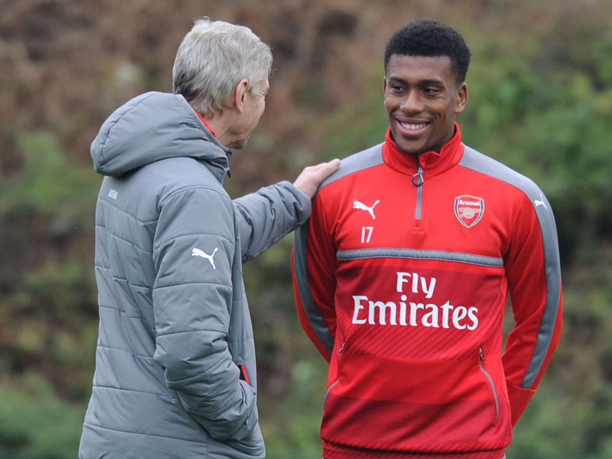 Wenger brought Iwobi into Arsenal's first-team at the start of last season: Arsenal FC via Getty