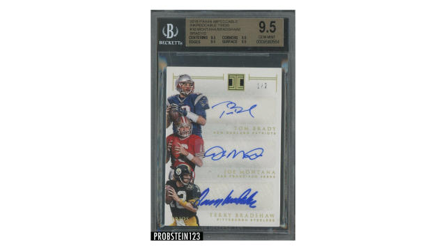 The Most Expensive Tom Brady Cards of All-Time // ONE37pm