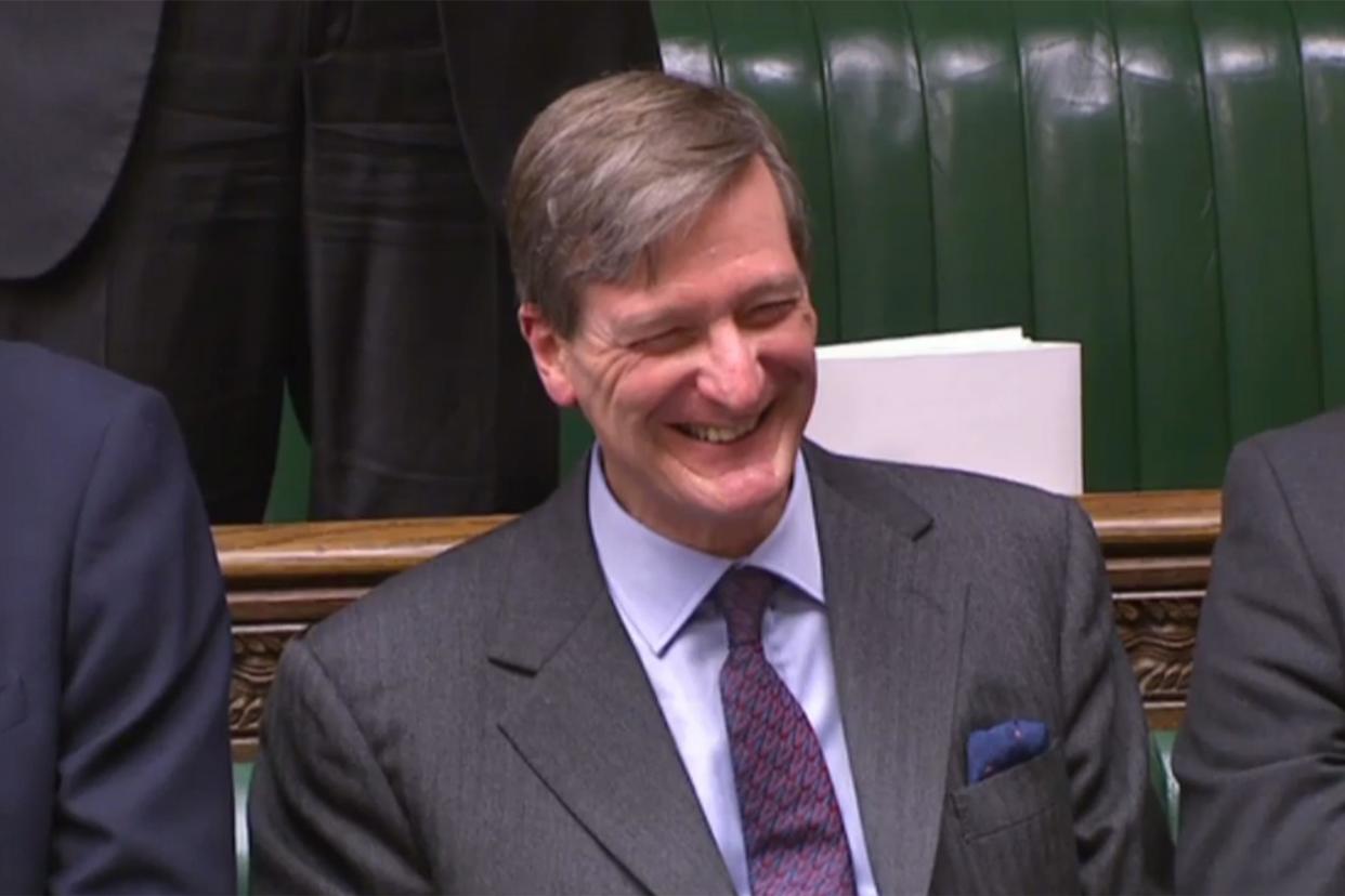 Dominic Grieve was one of 11 ‘self-consumed malcontent’ MPs splashed across the Daily Mail: AFP