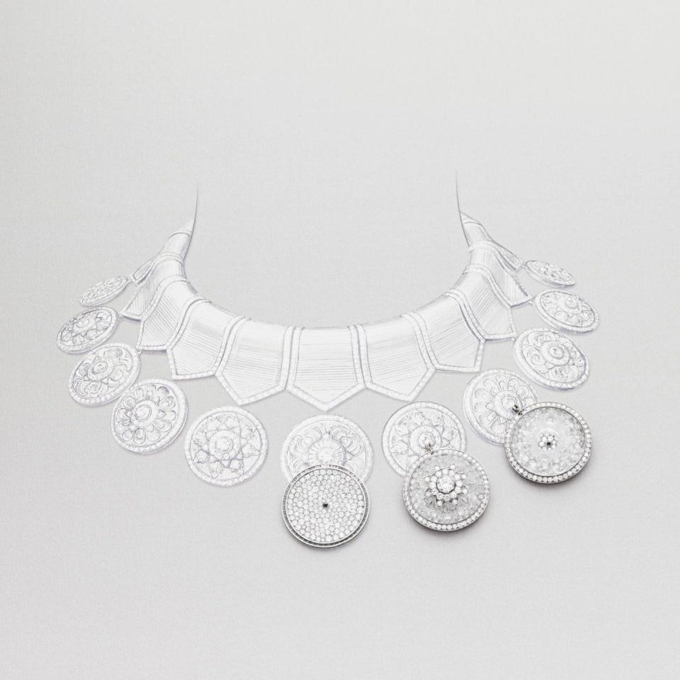 Histoire de Style, The Power of Couture - Médailles necklace