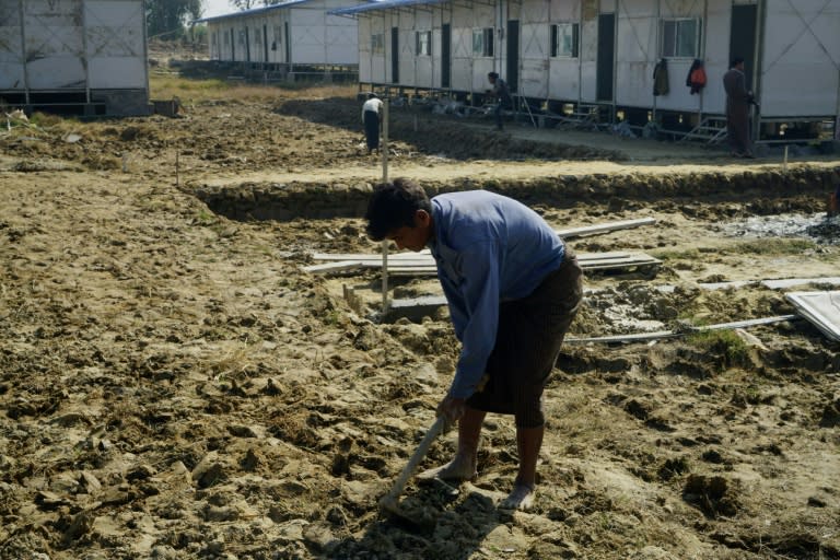 Myanmar has built transit camps and repatriation centres, like this one in Taung Pyo Letwe, for any returning Rohingya