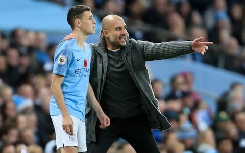 Guardiola and Foden - Credit: OFFSIDE