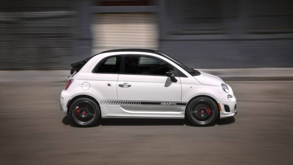 <p>Though <a href="https://www.roadandtrack.com/new-cars/first-drives/reviews/a18033/2012-fiat-500-abarth-1/" rel="nofollow noopener" target="_blank" data-ylk="slk:the 500 Abarth's;elm:context_link;itc:0;sec:content-canvas" class="link ">the 500 Abarth's</a> MSRP starts at just over $20,000, current incentives at dealerships will likely land you an even better deal on this slow-selling car. For a car so cheap, you'll be surprised how much fun you're having behind the wheel. </p>
