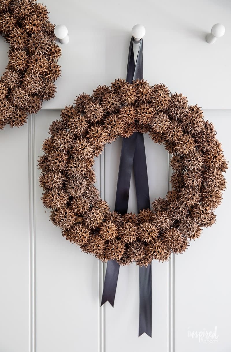 fall crafts for adults foraged wreath