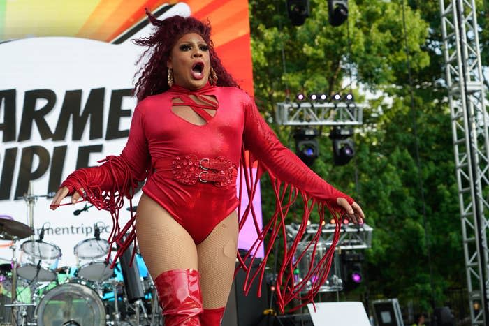 A drag performance during Nashville Pride on June 25, 2022
