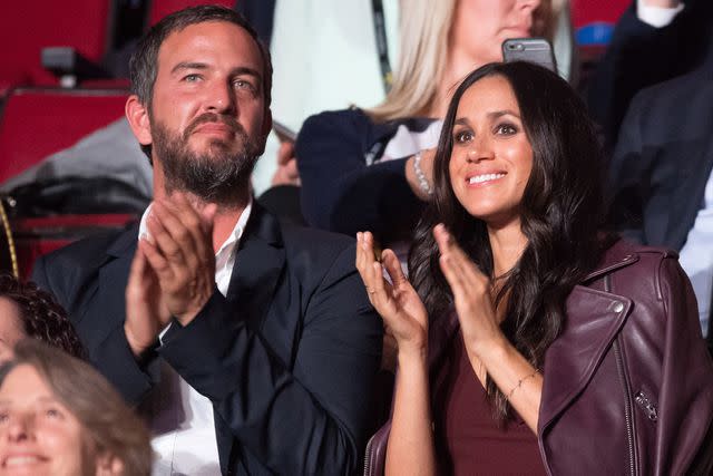 <p>Samir Hussein/WireImage</p> Meghan Markle attends the opening ceremony on day 1 of the Invictus Games Toronto 2017 .