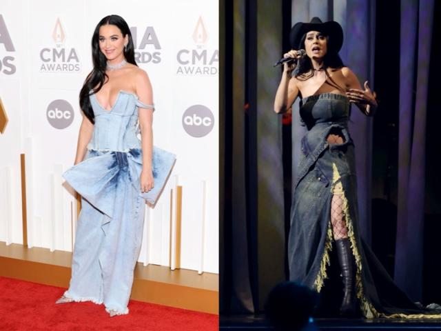 Katy Perry divides fans with jean outfits for 2022 Country Music Awards:  'Denim nightmare'