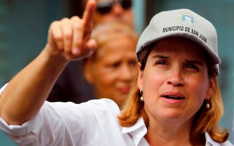 San JuanMayor Carmen Yulin Cruz - Credit: AFP