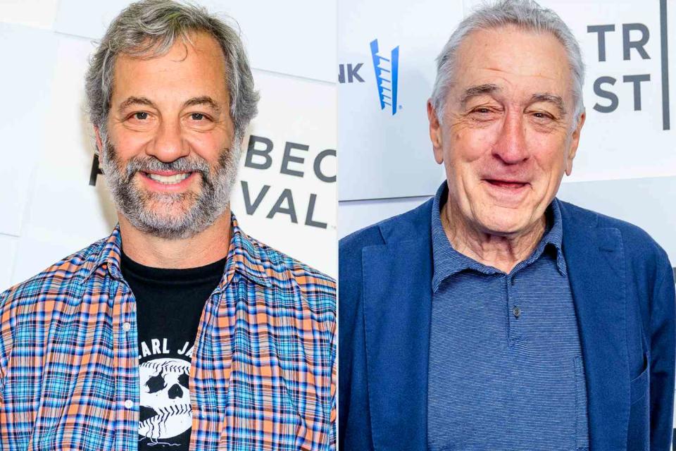 <p>Roy Rochlin/Getty (2)</p> Judd Apatow; Robert De Niro