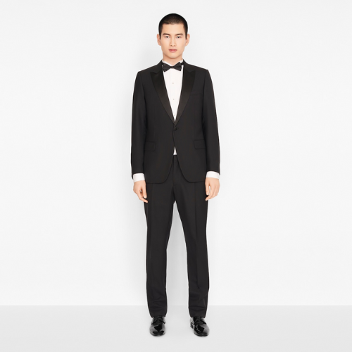 man wearing Dior Tuxedo