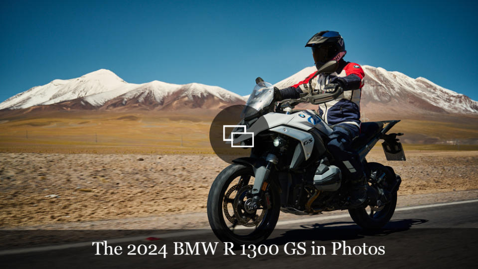 The 2024 BMW R 1300 GS adventure bike.