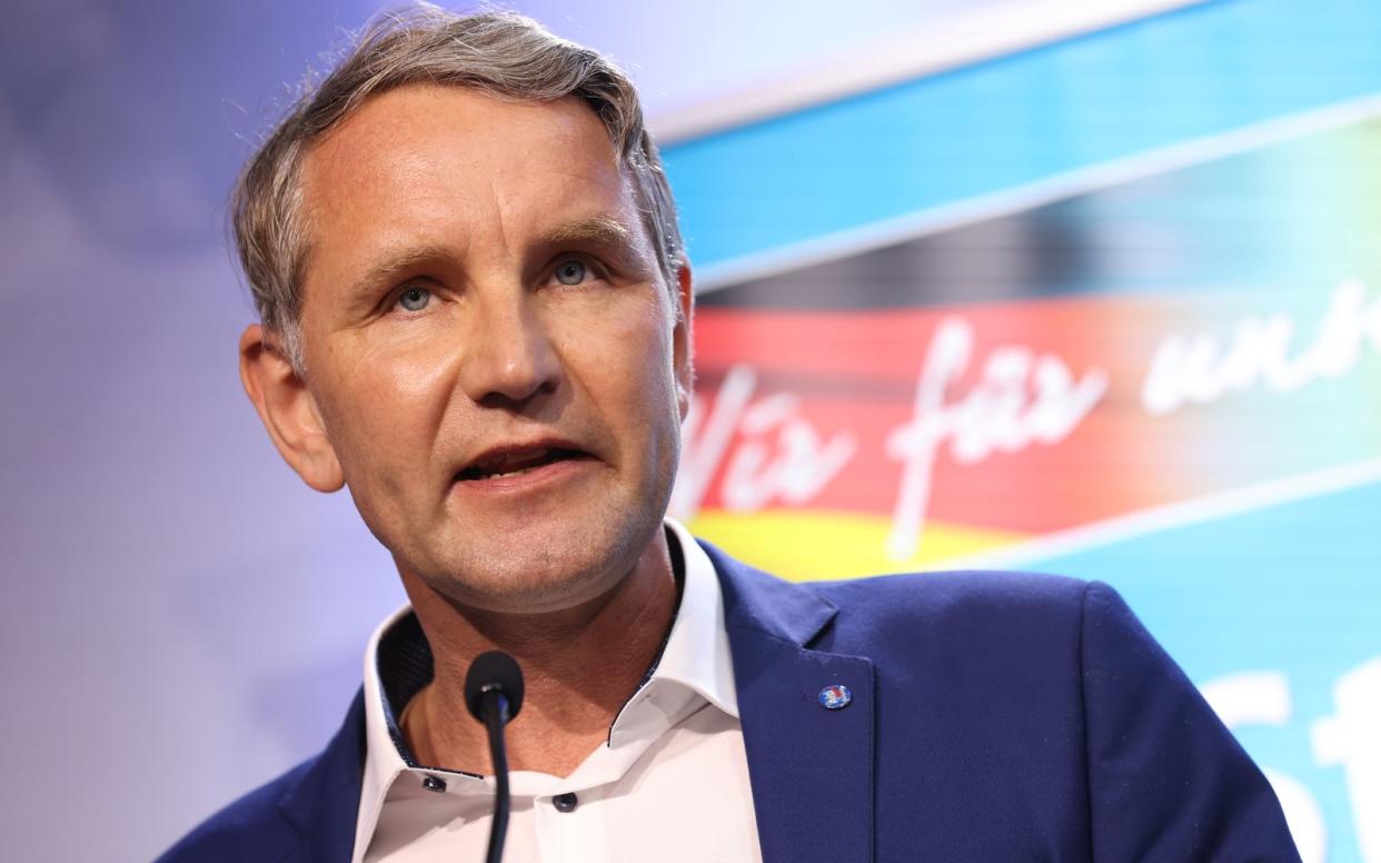 Das TV-Duell mit AfD-Kandidat Björn Höcke erreichte am Donnerstagabend ein Millionenpublikum. (Bild: 2021 Getty Images/Sean Gallup)