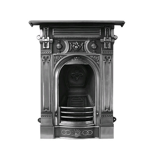 <b>Small Victorian bedroom fireplace </b><br><br>Cast-iron combinations were commonly found in bedrooms in Victorian times - hence the ‘bedroom fireplace’ name - but their small size can work equally well in a compact lounge. <br><br>£320, <b><a href="http://www.direct-fireplaces.com/p/84555/carron-fireplaces-small-victorian-cast-iron-combination-fireplace.html" rel="nofollow noopener" target="_blank" data-ylk="slk:Direct Fireplaces;elm:context_link;itc:0;sec:content-canvas" class="link ">Direct Fireplaces</a></b>