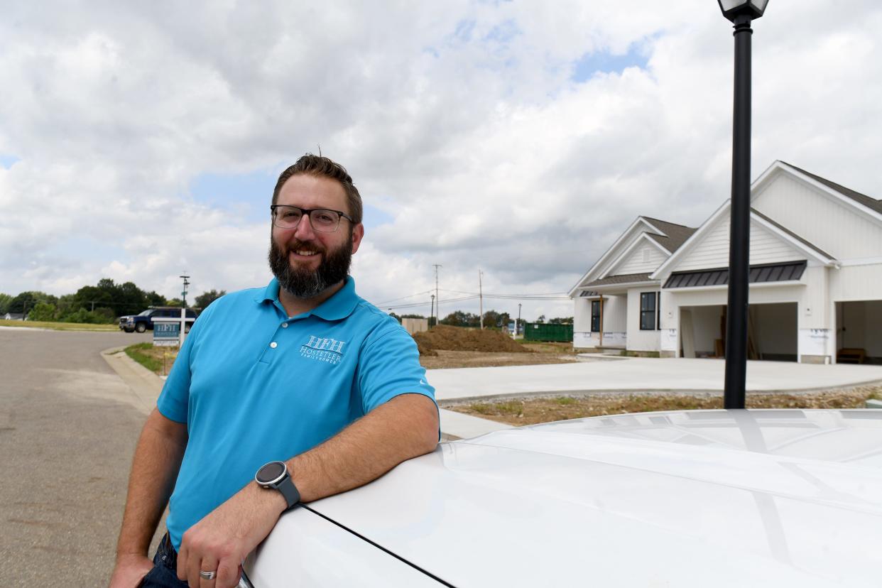 Josh Hostetler of Hostetler Family Homes joins the Building Industry Association of Stark & East Central Ohio for the upcoming Parade of Homes at The Woodlands development in Hartville. The event takes place Sept. 16-24.