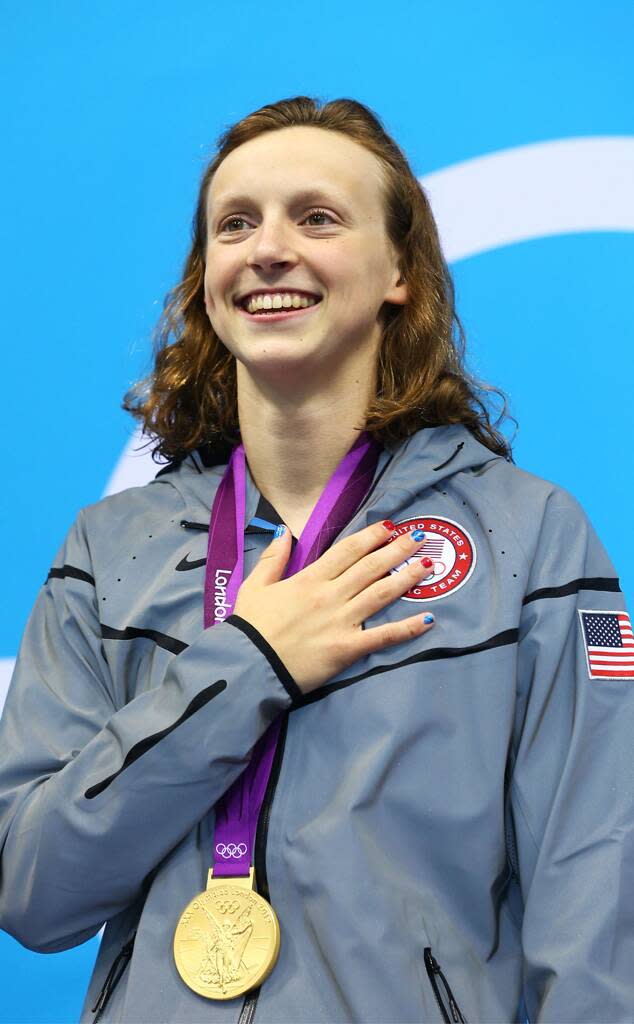 Katie Ledecky, London 2012 Olympics, gold medal, 800m Freestyle