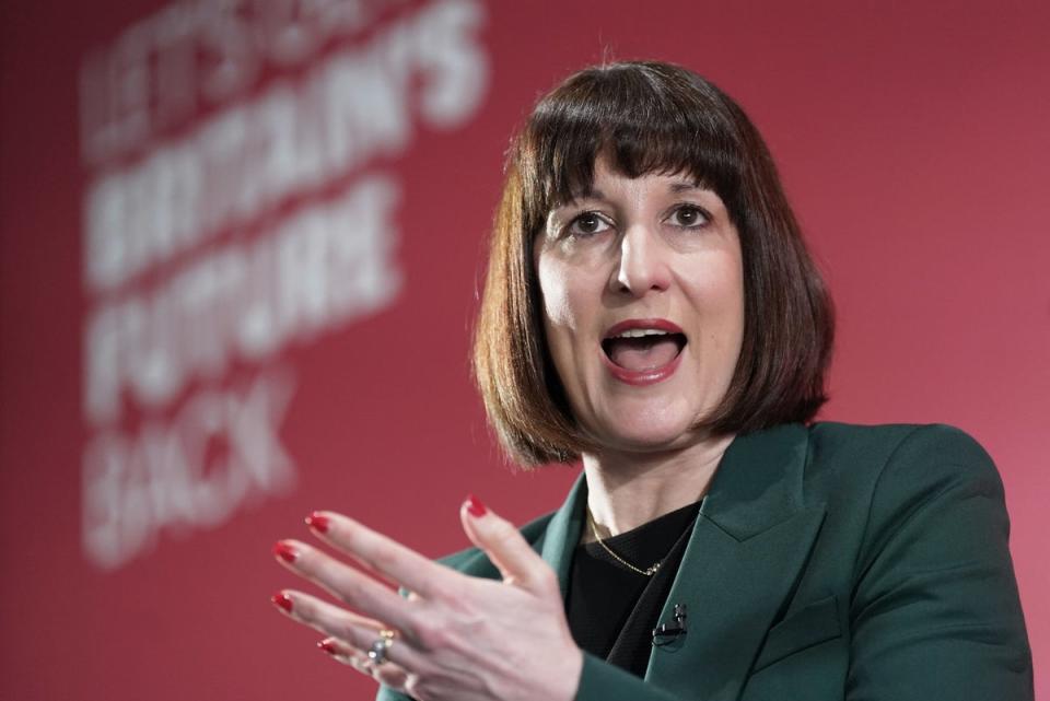 Rachel Reeves said big business could trust Labour again (PA)