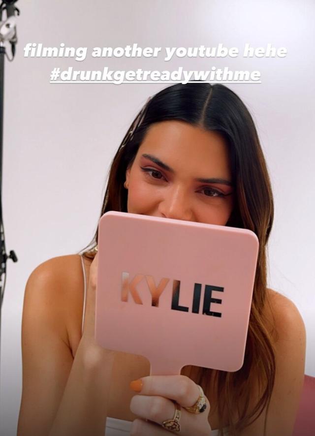 Kendall and Kylie Jenner Film 'Drunk Get Ready with Me' Makeup Tutorial —  See Their Final Looks