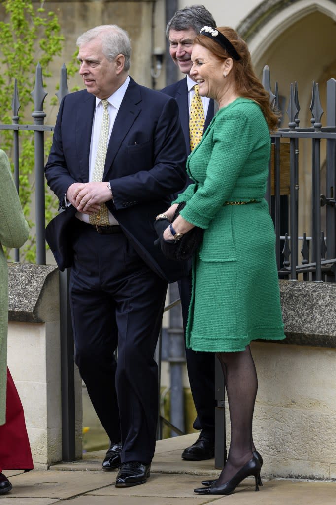 Prince Andrew and Ex-Wife Sarah Ferguson Make Rare Appearance With the Royals at Easter Service