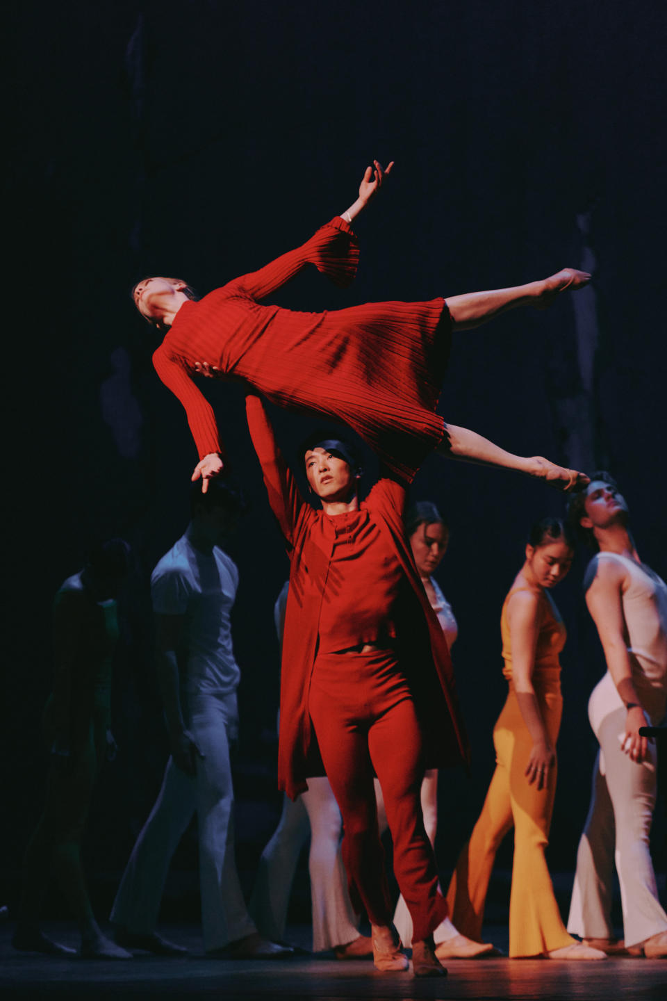 A rehearsal of the ballet Carmen featuring costumes designed by Gabriela Hearst.