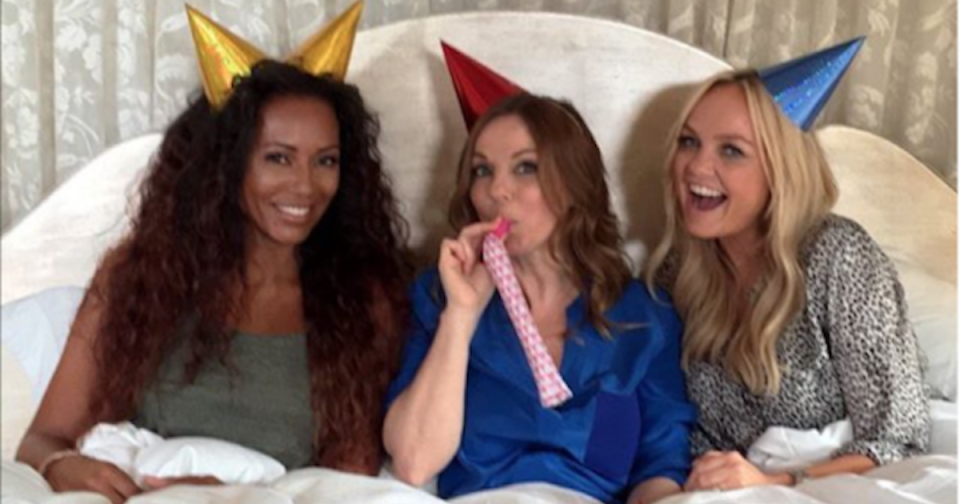 Mel B., Geri Halliwell and Emma Bunton reform as a three-piece under the name GEM (Copyright: Instagram/TheRealGeriHalliwell)