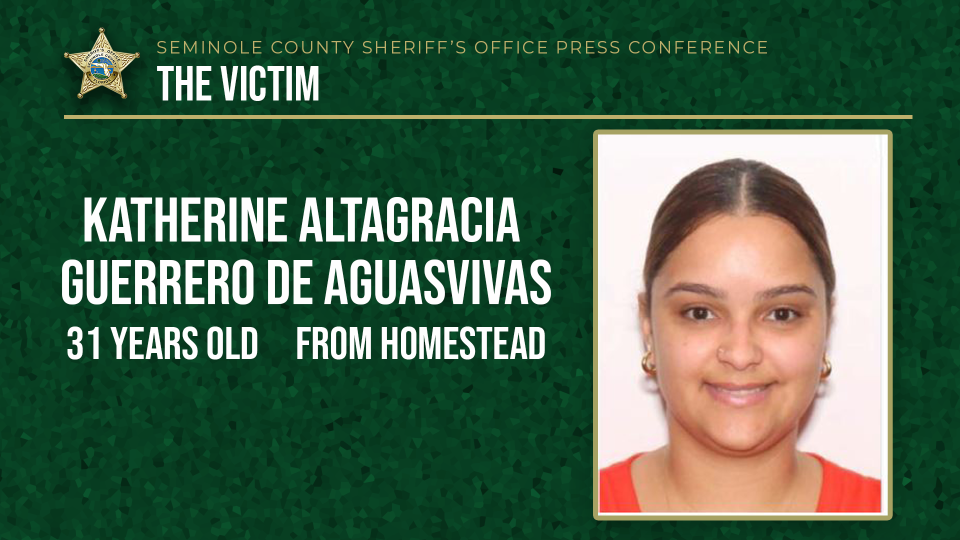 Image of the victim, Katherine Altagracia Guerrero De Aguasvivas, provide by the Seminole County Sheriff's Office.