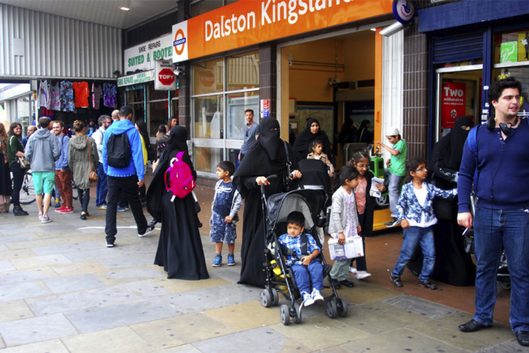 The incident happened at Dalston Kingsland Overground station, east London. (File picture, Rex)’