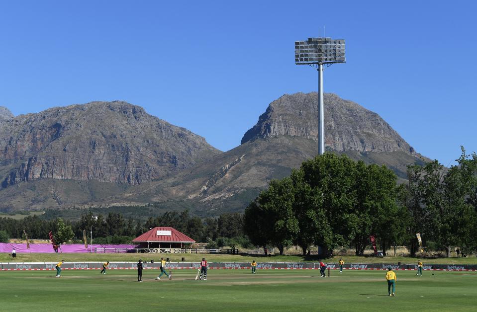 Jason Roy faces Lungi Ngidi at PaarlGetty Images