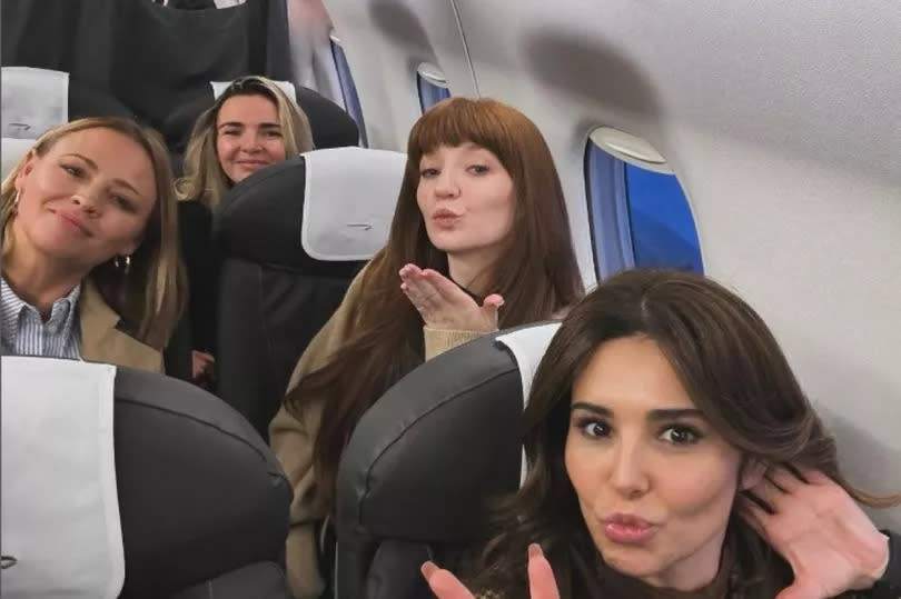 Cheryl shares snap of Girls Aloud as they prepare for night one of their huge UK and Ireland tour