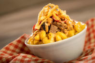 <p><strong>Mac and Eats</strong></p> <p>This booth, home to everything macaroni and cheese, offers a tasty upgrade on the classic dish, incorporating smoked pork belly, brisket burnt ends, pickled peppers, onion straws and barbecue aïoli.</p>