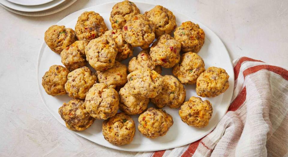 Pimiento Cheese Sausage Balls