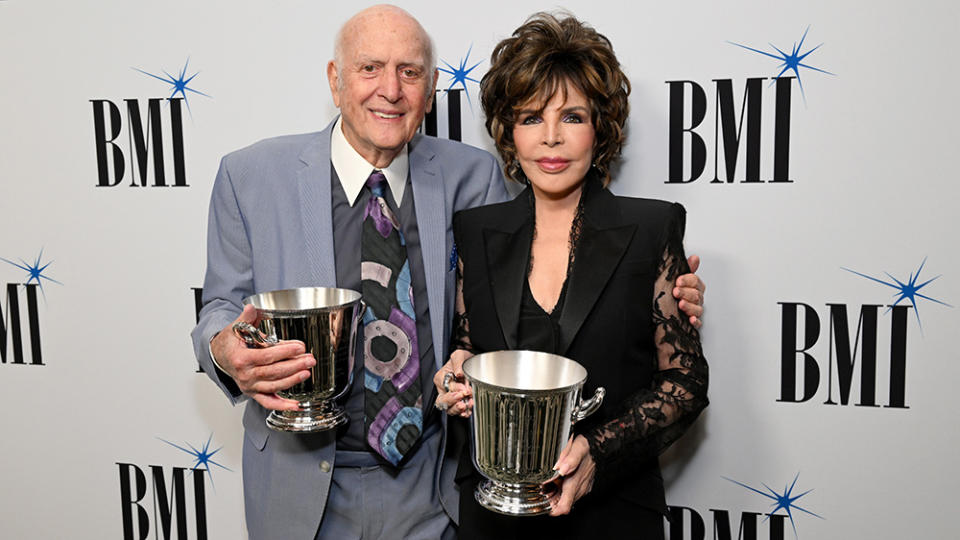 Mike Stoller and Carole Bayer Sager (Photo by Michael Kovac/Getty Images for BMI) - Credit: Courtesy of BMI