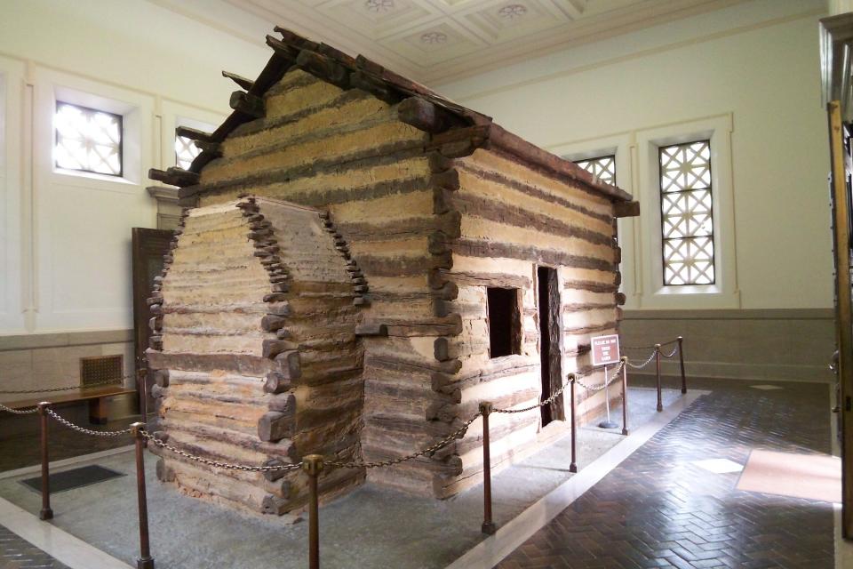 Abraham Lincoln's early years on the Kentucky frontier, where he was born in a single-room log cabin, helped to shape his character and prepare the boy who would grow up to become the sixteenth president of the United States. The symbolic birthplace cabin is housed at the Abraham Lincoln Birthplace National Historical Park in Kentucky.