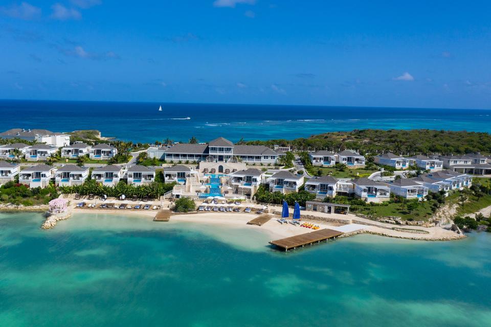 Aerial view of Elite Island Resorts