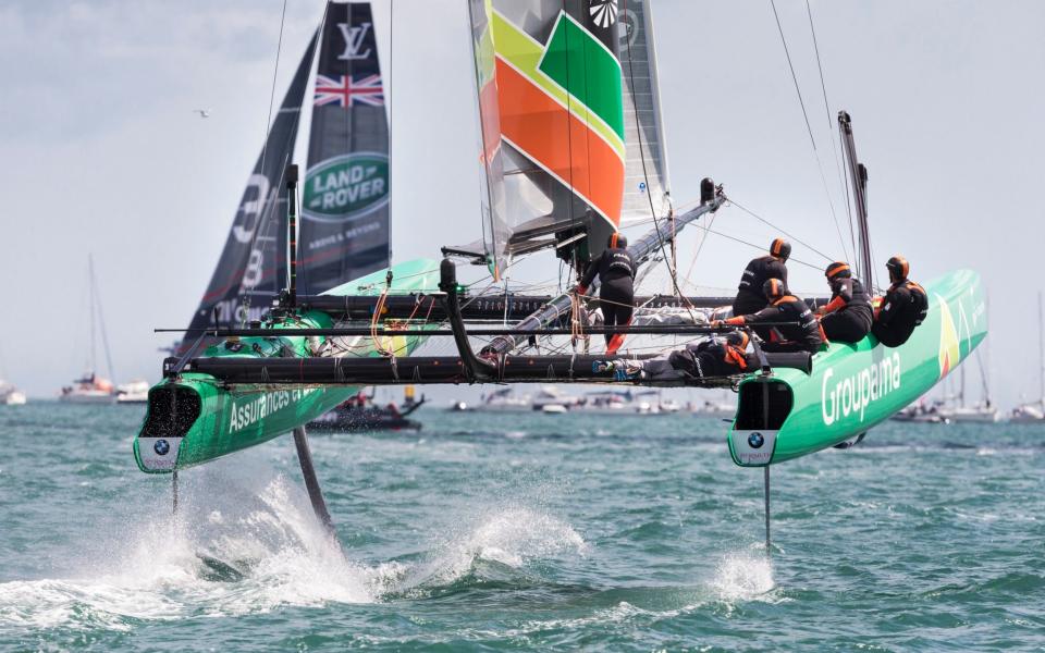 flying boat Groupama - Credit: Christopher Ison