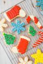 <p>This sugar cookie recipe is the only one you need. It embodies both form and function: Not only does it taste fantastically buttery with just the right amount of sweetness, it also holds its shape, is perfect for decorating, and will get you sharp, clean edges every time after baking.</p><p>Get the <strong><a href="https://www.delish.com/cooking/recipe-ideas/recipes/a50502/basic-sugar-cookies-recipe/" rel="nofollow noopener" target="_blank" data-ylk="slk:Perfect Sugar Cookies recipe;elm:context_link;itc:0;sec:content-canvas" class="link ">Perfect Sugar Cookies recipe</a>.</strong></p>
