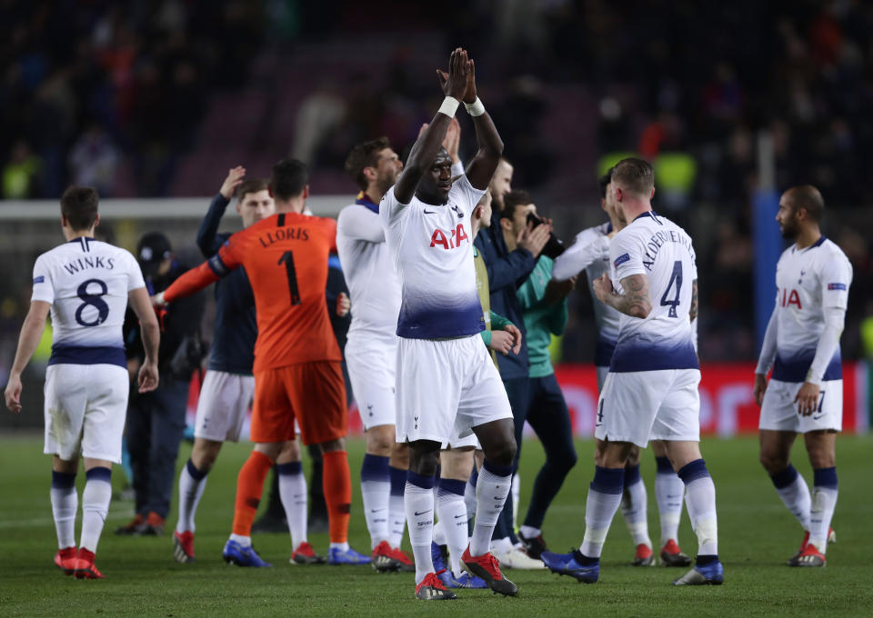 Tottenham are through to the knockout stages of the Champions League despite making no signings in the summer (Manu Fernandez/AP)