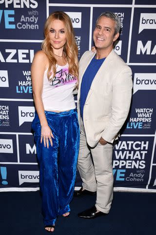 <p>Charles Sykes/Bravo/NBCU Photo Bank via Getty</p> Leah McSweeney and Andy Cohen