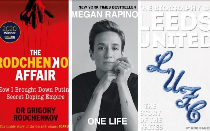 The best Christmas sport books: From the Biography of Leeds United to Megan Rapinoe's memoir