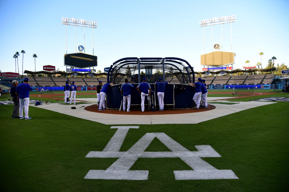 Dodger Stadium is forecasted to host the hottest World Series game ever Tuesday. (Getty Images)