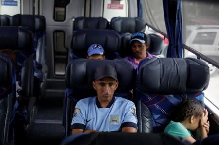 Central American migrants travel to Mexico City from Ciudad Juarez