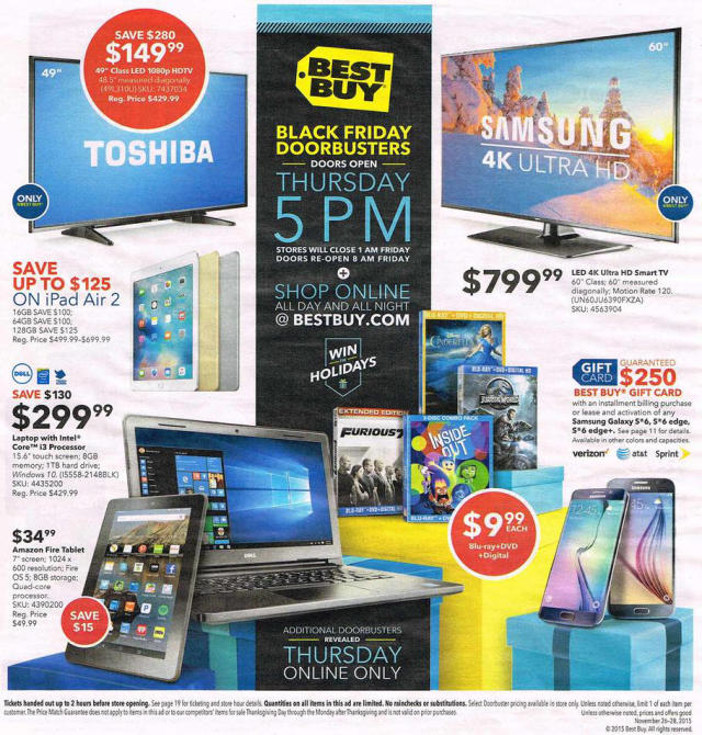 Best Buy Black Friday 2015 ad officially released: Here's everything you  need to know